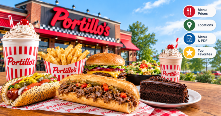 Portillo’s Menu Prices 2026: The Complete Guide to Prices, Locations, and Favorites